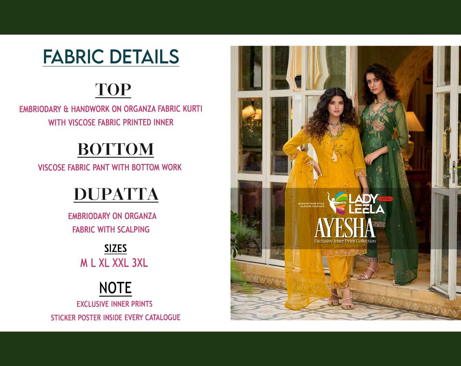 Ayesha By Lady Leela Designer Printed Kurti With Bottom Dupatta Wholesale Market In Surat
